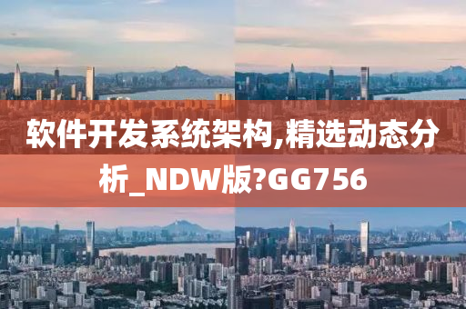 软件开发系统架构,精选动态分析_NDW版?GG756