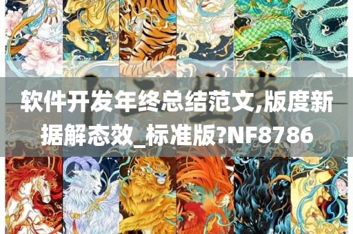 软件开发年终总结范文,版度新据解态效_标准版?NF8786