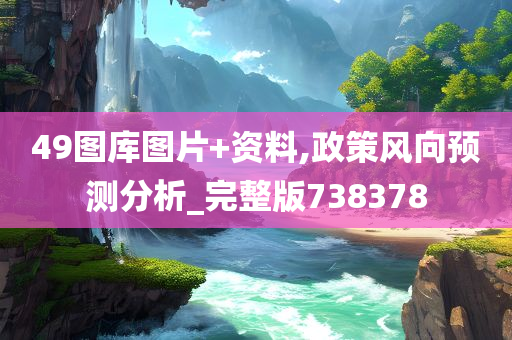 49图库图片+资料,政策风向预测分析_完整版738378