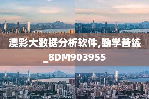 澳彩大数据分析软件,勤学苦练_8DM903955