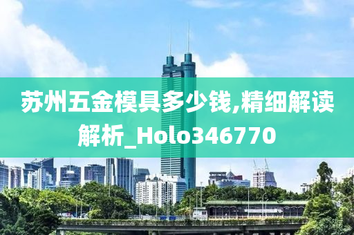 苏州五金模具多少钱,精细解读解析_Holo346770