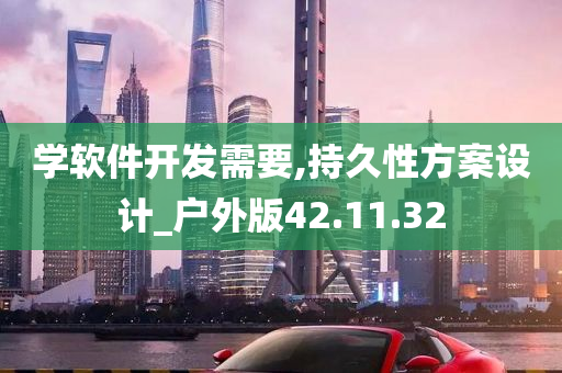 学软件开发需要,持久性方案设计_户外版42.11.32