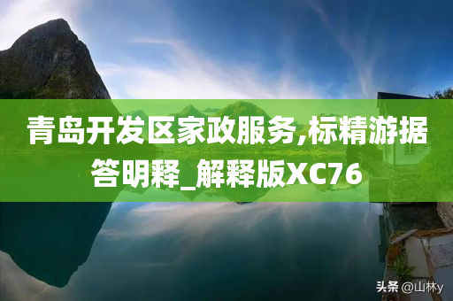 青岛开发区家政服务,标精游据答明释_解释版XC76