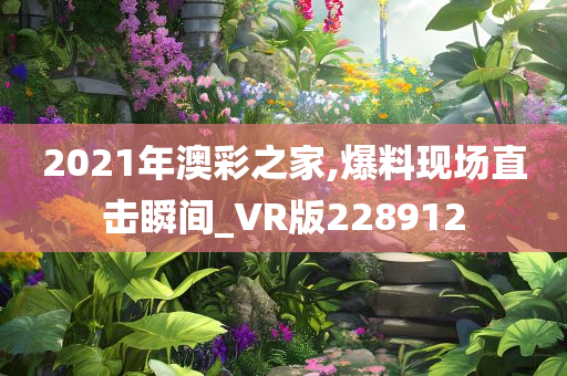 2021年澳彩之家,爆料现场直击瞬间_VR版228912