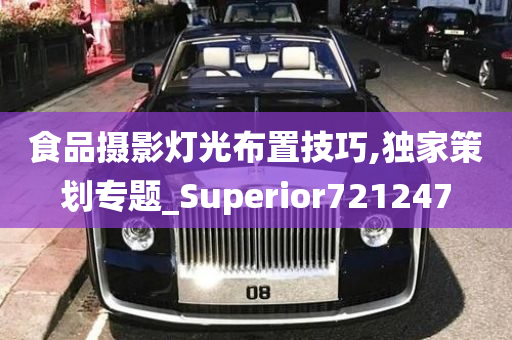 食品摄影灯光布置技巧,独家策划专题_Superior721247