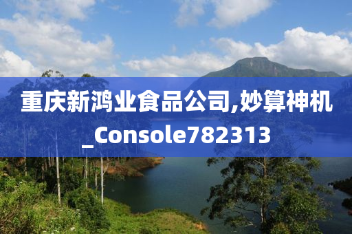 重庆新鸿业食品公司,妙算神机_Console782313