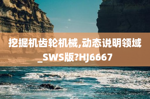 挖掘机齿轮机械,动态说明领域_SWS版?HJ6667