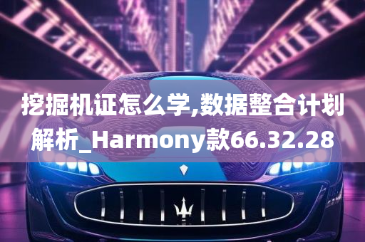 挖掘机证怎么学,数据整合计划解析_Harmony款66.32.28