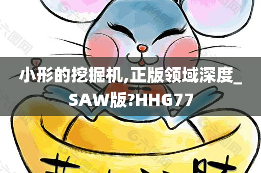 小形的挖掘机,正版领域深度_SAW版?HHG77