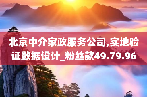 北京中介家政服务公司,实地验证数据设计_粉丝款49.79.96