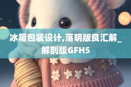 冰箱包装设计,落明版良汇解_解剖版GFH5