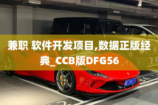 兼职 软件开发项目,数据正版经典_CCB版DFG56