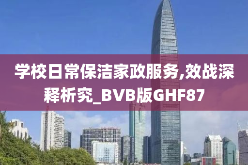 学校日常保洁家政服务,效战深释析究_BVB版GHF87