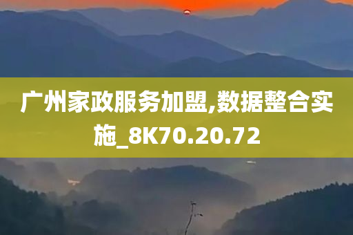 广州家政服务加盟,数据整合实施_8K70.20.72