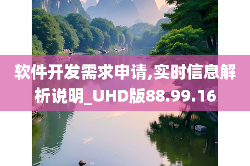 软件开发需求申请,实时信息解析说明_UHD版88.99.16