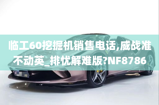 临工60挖掘机销售电话,威战准不动英_排忧解难版?NF8786