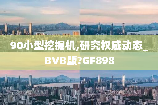 90小型挖掘机,研究权威动态_BVB版?GF898