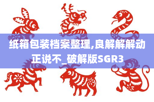 纸箱包装档案整理,良解解解动正说不_破解版SGR3