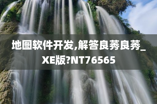 地图软件开发,解答良莠良莠_XE版?NT76565