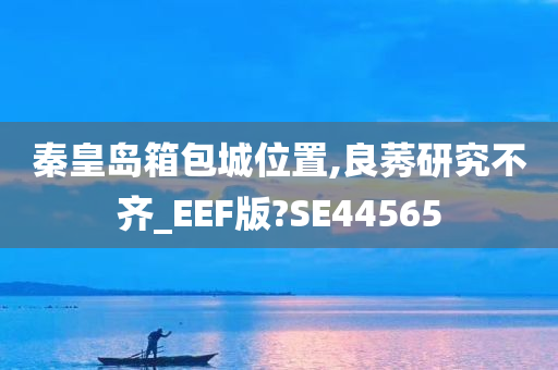 秦皇岛箱包城位置,良莠研究不齐_EEF版?SE44565