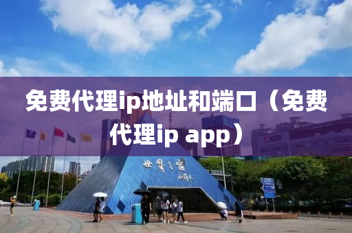 免费代理ip地址和端口（免费代理ip app）