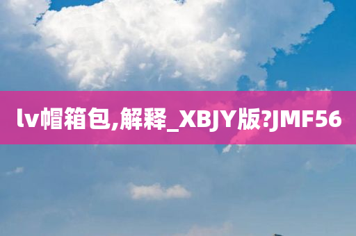 lv帽箱包,解释_XBJY版?JMF56