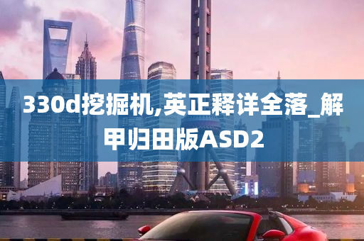 330d挖掘机,英正释详全落_解甲归田版ASD2