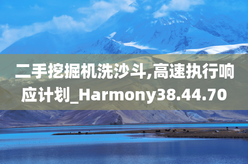 二手挖掘机洗沙斗,高速执行响应计划_Harmony38.44.70