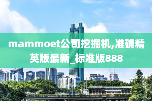 mammoet公司挖掘机,准确精英版最新_标准版888