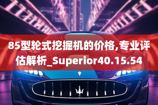 85型轮式挖掘机的价格,专业评估解析_Superior40.15.54