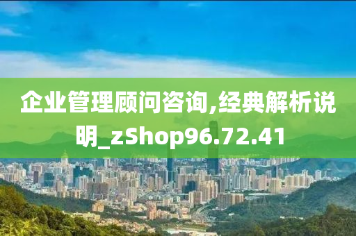 企业管理顾问咨询,经典解析说明_zShop96.72.41